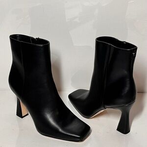 Circus NY by Sam Edelman Emma Faux Leather Square Toe Ankle Boots